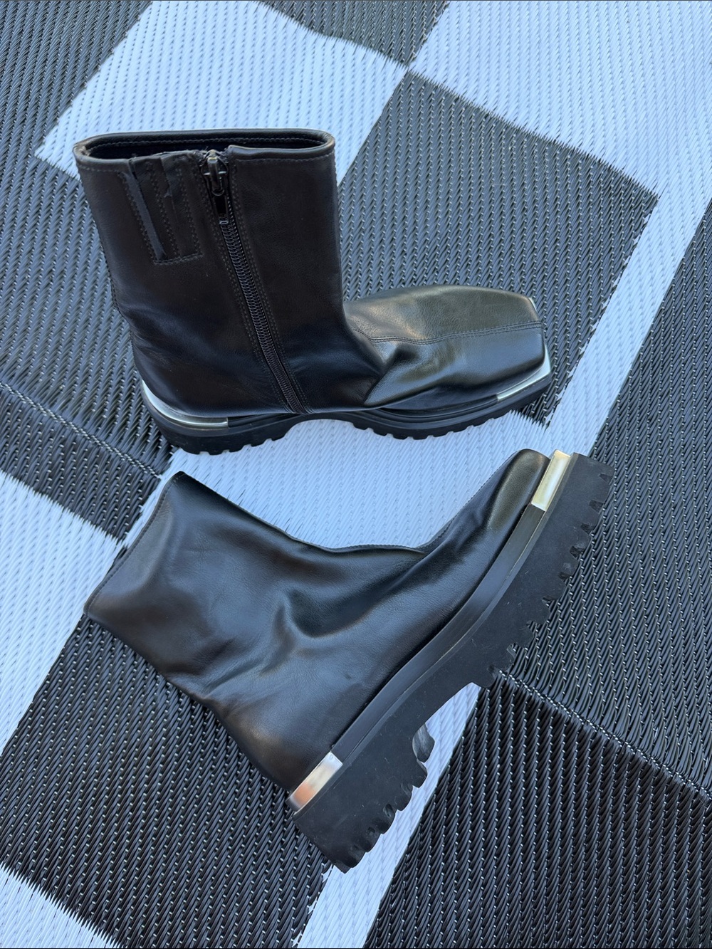Jeffrey Campbell Devout lug platform booties - Picture 3 of 4